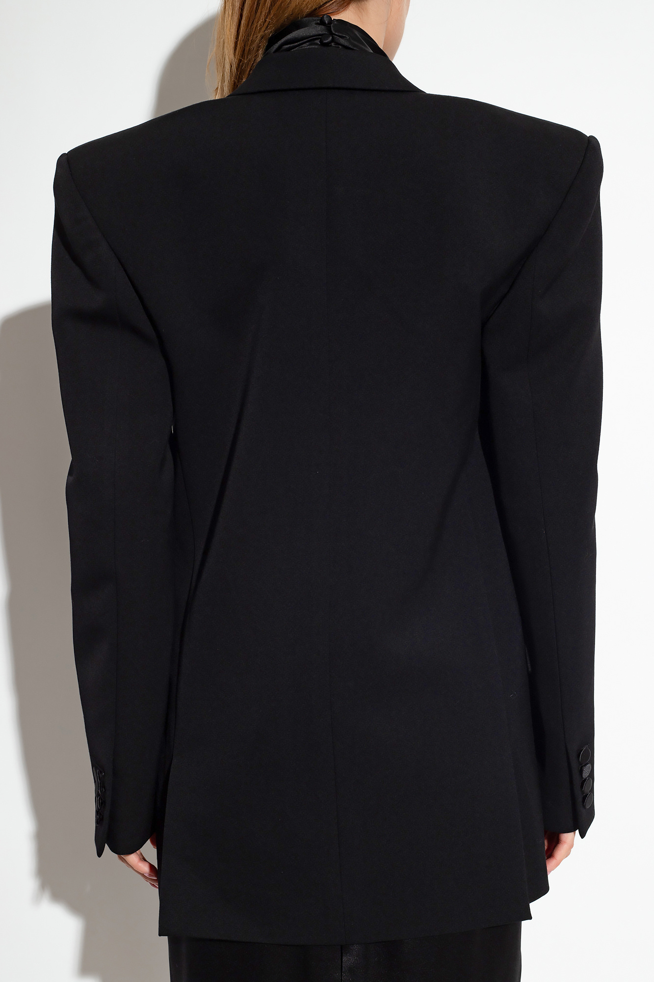 ジャケット Saint Laurent SS25 Black wool blazer (834629Y5K17 1000) jacket in wool canvas | Saint Laurent | YSL US